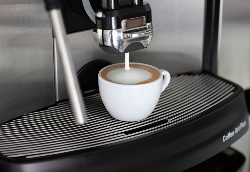 Caffeine ltd exhibits on stand and preview coffee machine technology