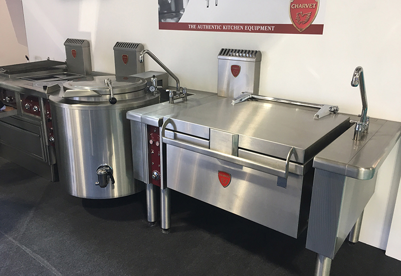 Catering Insight Charvet motors along with new bratt pans